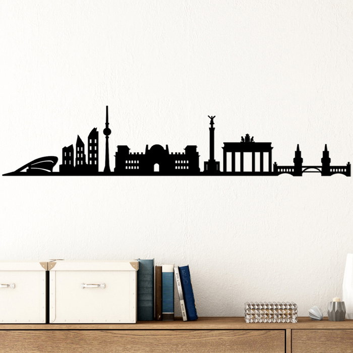 Wallity Berlin Skyline Escultura de pared Wallity Berlin Skyline Escultura de pared